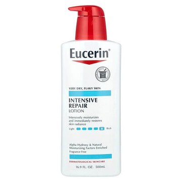 Eucerin, 深層修復乳液，無香，16.9 液量盎司（500 毫升）