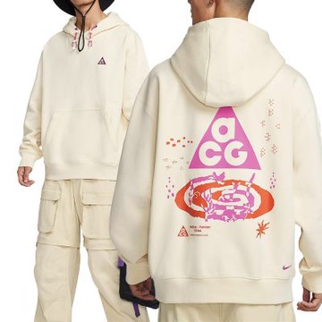 Nike AS U ACG Tuff Flc Hoodie PO GC 男款 米色 加絨連帽 長袖 IM9347-113