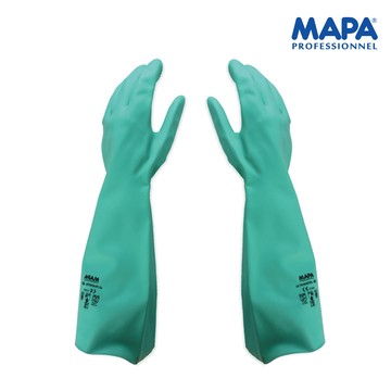 【MAPA】防化學手套 耐油手套 耐溶劑手套 480 耐磨防滑防穿刺手套 加長手套 長度46cm 1雙