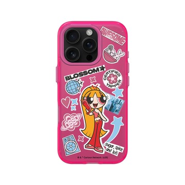 iPhone 16 Pro Clear 粉漾桃 - The Powerpuff Girls 飛天小女警 - 長腿花花