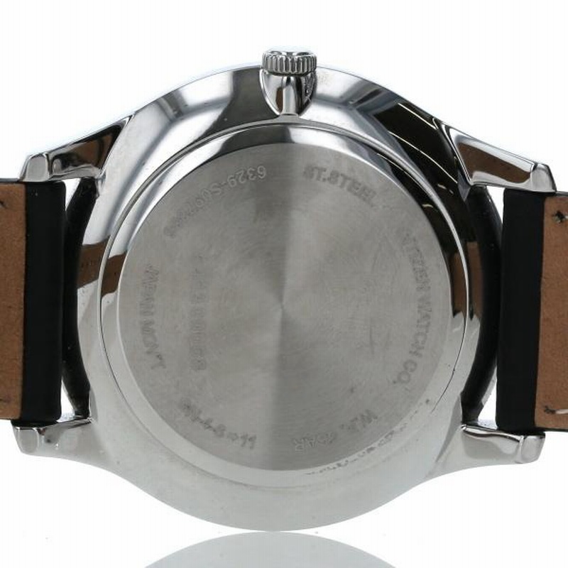 シチズン CITIZEN クロノグラフ 6329-S097886 クオーツ ブラック