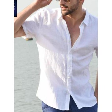 T-shirts Men薄款休閑寬松男士短袖T恤2023美式個性百搭純色男裝