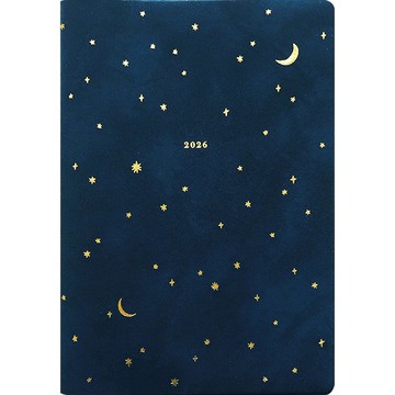 MATOKA 日誌 2026 年版 1 月開始 B6 月記事 全彩 Minuit Navy