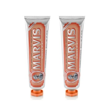 Marvis 玛尔斯 橙色生姜薄荷味牙膏 2x85ml