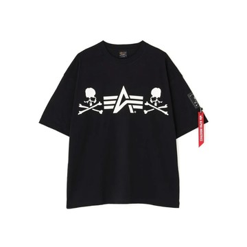 AirRoom正品現貨2025AW ALPHA INDUSTRIES × MASTERMIND MMJ 聯名 骷髏 短T