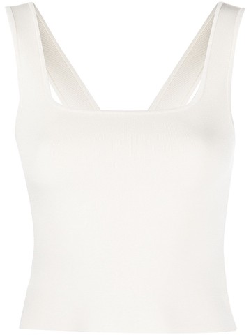 Matteau - square neck vest top - women - Viscose - 5 - White