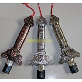 【太極伸縮劍-龍泉寶劍-鋅銅不銹鋼-全長90-收起26cm-1套/組】龍泉寶劍 高級定制太極伸縮劍未開刃(贈劍套、劍穗)-56047