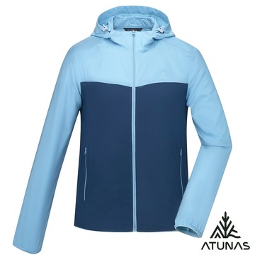 【ATUNAS 歐都納】男款蚊瘋不動涼感外套A1GA2507M霧藍/深藍