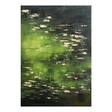 御畫房 當代國家級展覽畫家 抽象系列手繪油畫70×100cm(DB-149)