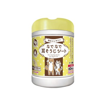 口腔清潔護理 本田洋行 HONDA YOKO 耳朵清潔濕紙巾 犬貓專用 櫻花香濕巾 耳朵清潔 耳屎 耳垢日本原裝進口