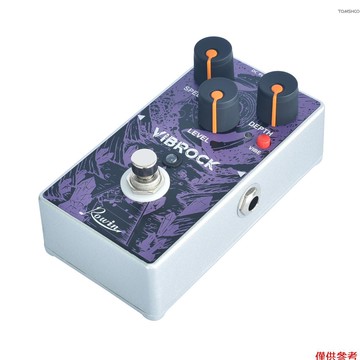 Winn Rowin RE-02 VIBROCK 合唱顫音吉他效果踏板帶合唱速度深度音量控制旋鈕真正的旁路全金屬外殼