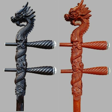 {台灣公司貨 可打統編}紫檀黑檀龍頭二胡桿子馬頭高山流水瑞龍鳳頭越胡高胡琴桿拋光工藝