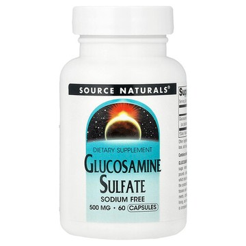 Source Naturals, 硫酸氨基葡萄糖，500 毫克，60 粒膠囊