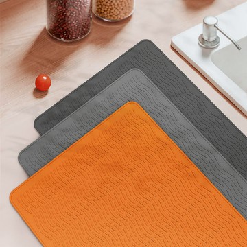 洛陽牡丹 （OZ）矽膠爐灶墊隔熱電磁爐頂蓋保護墊防滑灶台墊矽膠瀝水墊