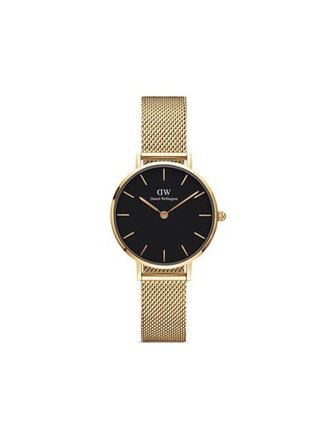 Daniel Wellington - Petite Evergold 28mm - women - stainless steel - One Size - Black