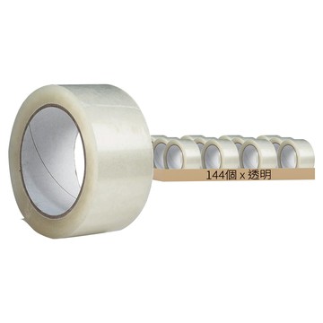 OJ歐健膠品 OPP封箱膠帶 48mm x 90Y 透明 144個/組  1組