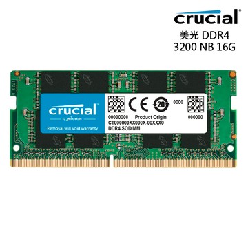 Micron Crucial 美光 DDR4 3200 16G 筆記型記憶體 (工業包) 廠商直送