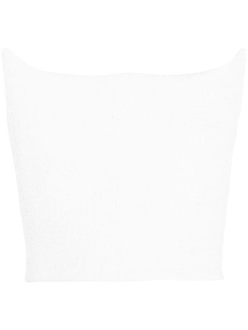 Ioana Ciolacu - corset-style sleeveless top - women - Polyester - XXS - White