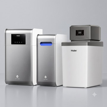 【Haier海爾｜全戶淨軟水套組】HR-CWS-FD1智能分離式中央軟水機｜HR-WP15-XHU1智慧型 WiFi中央淨水機 15L