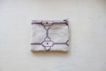 【ZhiZhiRen】厵 | 多錢包 - 鹽程鐵窗-紫