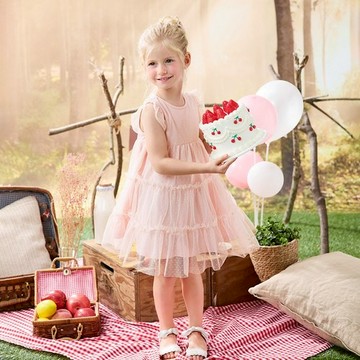 生日快樂蛋糕裙洋裝 (吸濕排汗+抗UV)