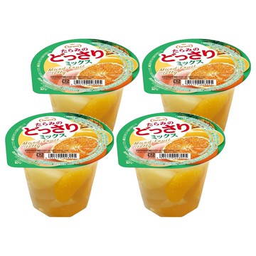 Tarami 達樂美 果凍杯 什錦水果 230g (蜜柑、白桃、黃桃、鳳梨)  4個