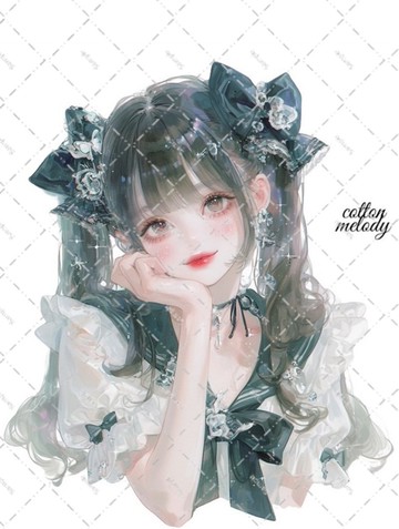 原始貼紙 No.6470 人物貼紙 原創貼紙 人物貼紙 女孩貼紙 原創人物貼紙