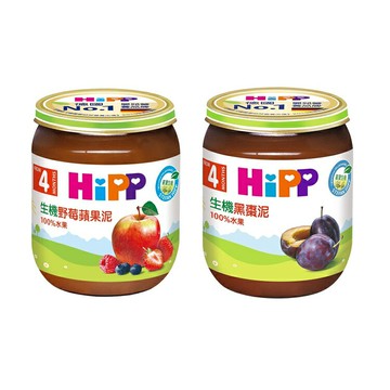 喜寶 黑棗泥/生機野莓蘋果泥125g【德芳保健藥妝】