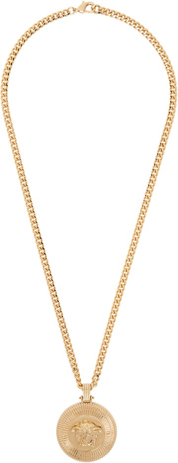 Versace 金色 Medusa Biggie 项链