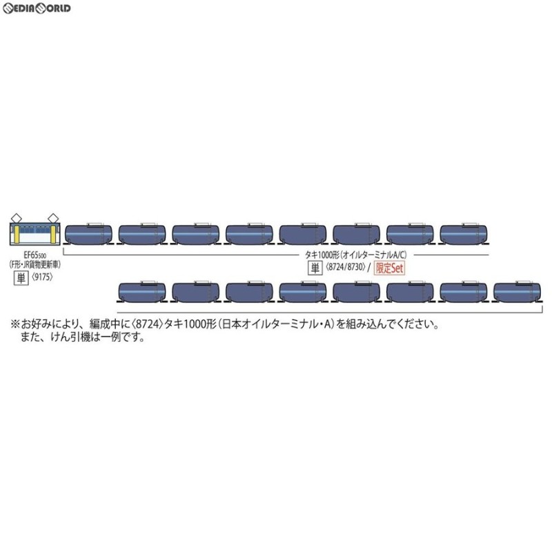 新品即納』{RWM}8730 私有貨車 タキ1000形(日本オイルターミナル・C) N