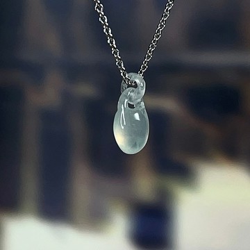 【願‧事事如意】高冰種秤心如意吊墜 | 天然緬甸A貨翡翠 | 送禮