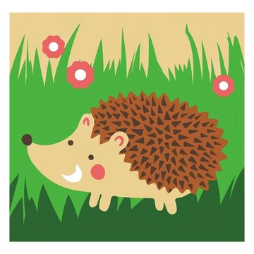 ArtLife 藝術生活 數字油畫DIY DR066 刺蝟  20 x 20cm  1個