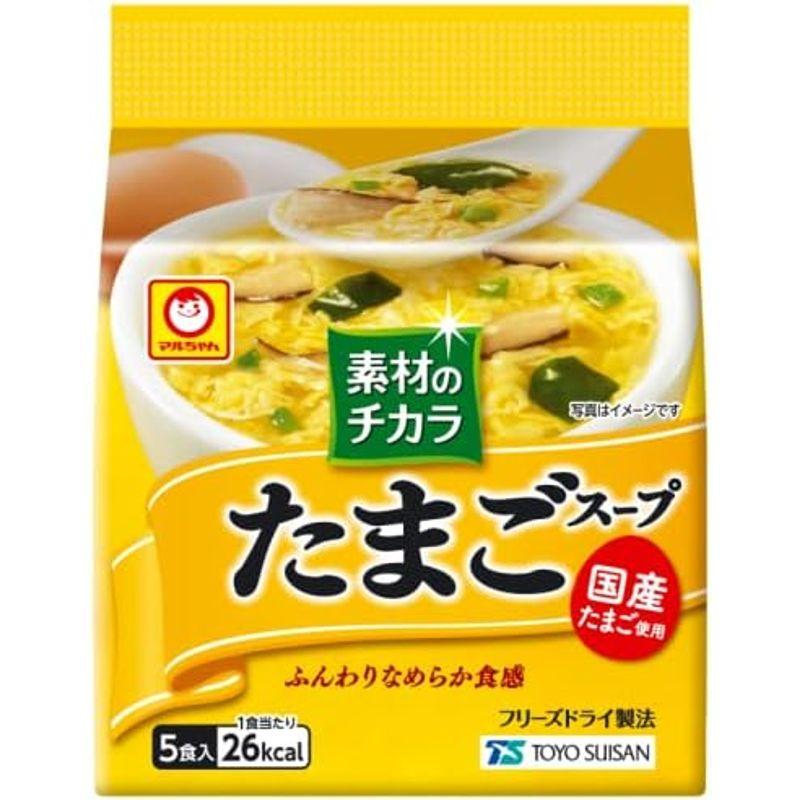 東洋水産 素材のチカラ たまごスープ 5食入×12個