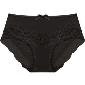 【玳蕾綺】維納斯極致包覆萊卡平口小褲 / 黑色