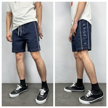 【New START精品服飾-員林】現貨 Coach 側邊大字母 海灘褲 短褲 尼龍短褲 休閒短褲