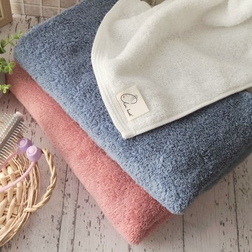 吸水氣墊毛巾三入組-中厚款(多色) 珊瑚粉