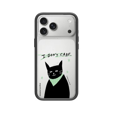 iPhone 17 Pro Max Mod NX -邊框背蓋組合 (相機按鈕) 黑 - 小犬工作室 The little K9s - I don't care.