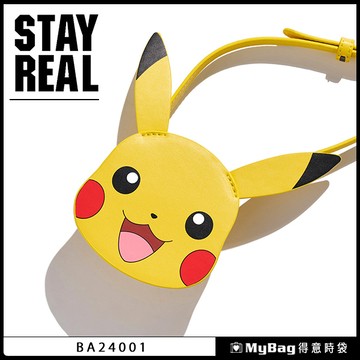 STAYREAL 斜背包 寶可夢 Mini 造型斜背包 皮卡丘款 側背包 鑰匙包 小廢包 BA24001 得意時袋