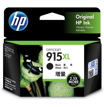 【領券優惠折300】HP 915XL 高印量黑色原廠墨水匣 (3YM22AA) For HP OJ Pro 8010/8012/8020/8022/8028/8026 AiO