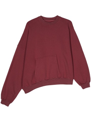 Magliano - logo-print asymmetric sweatshirt - men - Cotton - L - Red
