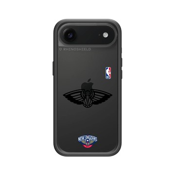 iPhone Air Mod NX -邊框背蓋組合 (相機按鈕) 黑 - NBA - B&W-新奧爾良鵜鶘 New Orleans Pelicans B&W