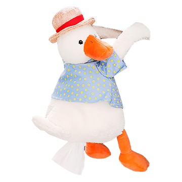 蕉蕉購物 可愛動物造型 車用/家用抽取式 衛生紙套  萌萌鴨  140g