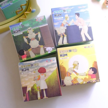 【蠟筆小新】正版授權 現貨 韓國電影院限定！機器人爸爸的反擊!!!場景盒玩 生日禮物 日落小物 交換禮物