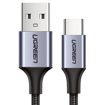 UGREEN 綠聯 Micro USB快充傳輸線 Aluminum BRAID版  1m  Black  1條