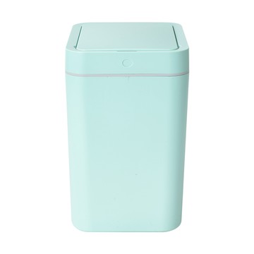 LIFECODE 創意智能感應塑膠垃圾桶-4色可選(8L-電池款)天空藍