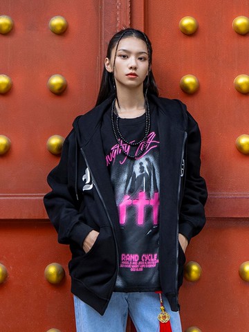 哥德連帽薄外套