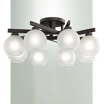 玻璃造型半吸頂燈 F66-06-71621