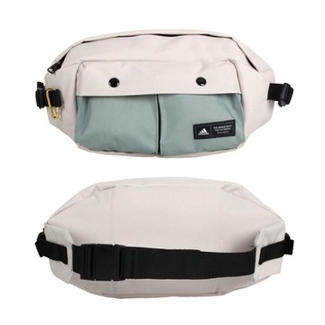 ADIDAS 中型運動腰包-臀包 側背包 斜背包 肩背包 4.5L 愛迪達 IA5289 淺卡其綠黑