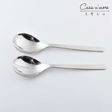 WMF Nuova  德國 316不鏽鋼沙拉叉匙組 餐具組 2入 [美學生活]