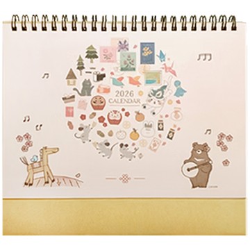 原想漫生活2026三角桌曆